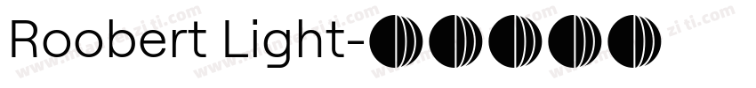 Roobert Light字体转换